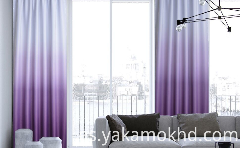 Cortinas ombre de 84 pulgadas de largo 84 Inche length ombre curtains